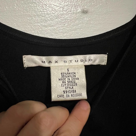 MAX Studio Scoop Neck Little black dress S - Picture 3 of 9